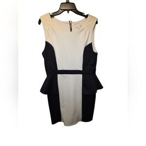 Bisou Bisou Women’s Size 14 Black & IVORY  Cocktail Dress.